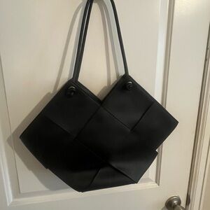 Elegant Black Tote Bag